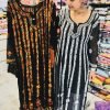 Georgette Black Chikankari Anarkali with Inner