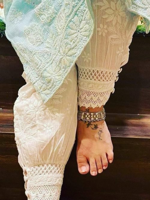 Afghani Style Pathani Women Pants - Freesize - White Color