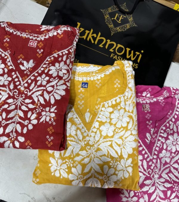Printed Malmal Gharara Sets (Meera Kapoor) - Kurti, Gharara and Dupatta - 3Pc (Yellow, Red, Pink)