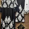 Kashmiri Embroidery Band Neck Suits - 3Pc