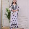 Premium Modal 2 Pc Kurti and Plazo Signature Set - Black on White