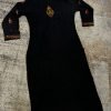 IMG_5721 Cotton Black Chikankari Multicolor Thread Work Kurti