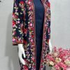 Kashmiri Embroidery Front Open Suit - 3Pc - Shrug, Inner and Pants