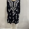 Reyon Chikankari Kurti with White Embroidery - Multiple Colors