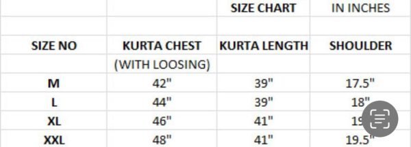 Mens Chikankari Sequence Work Kurta with White Pajama - 2Pc