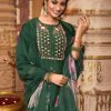 Modal Viscouse Casual Suit with Embroidery - 3Pc