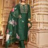 Modal Viscouse Casual Suit with Embroidery - 3Pc