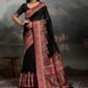 Pashmina Silk Sarees (With Stiched Blouse)