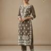 Malmal Lucknow Chikankari Co-rd Sets (Hand Embroidered) - Multiple Colors