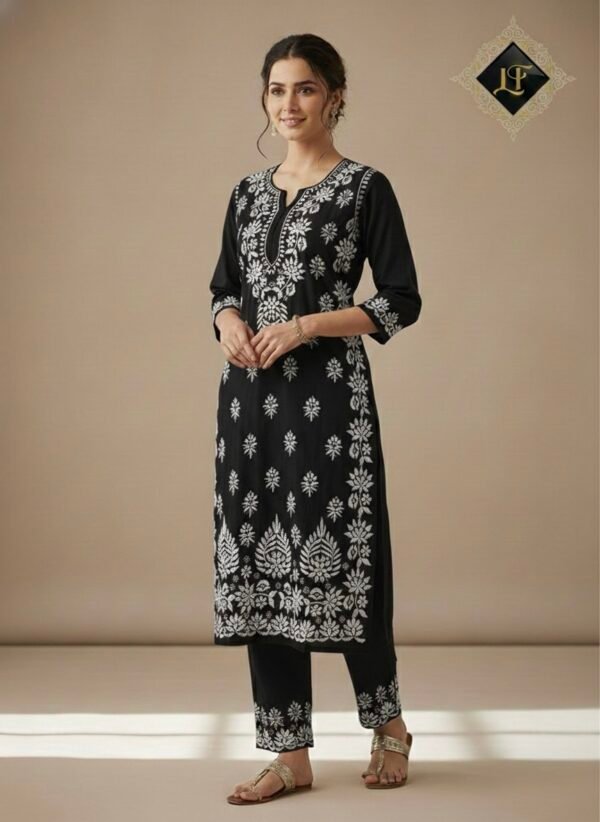 Malmal Lucknow Chikankari Co-rd Sets (Hand Embroidered) - Multiple Colors