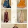 Chinnon Jaipuri Anarkali with Dupatta & Pant -  3Pc - 5 Colors